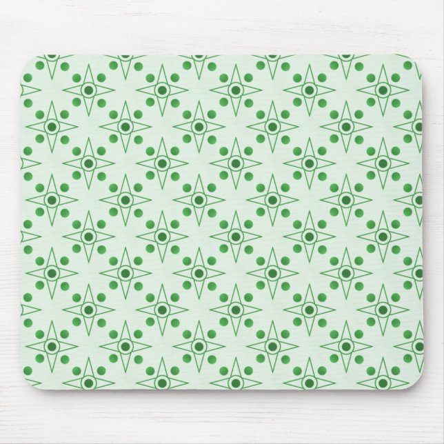 Retro-metric Mousepad, Kelly Green Mouse Mat (Front)