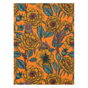 Retro mice party tablecloth