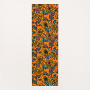 Retro mice party yoga mat