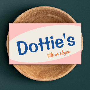 Retro Mid Century 1950's Business Card