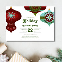 Retro Mid Century Christmas Cocktail Party