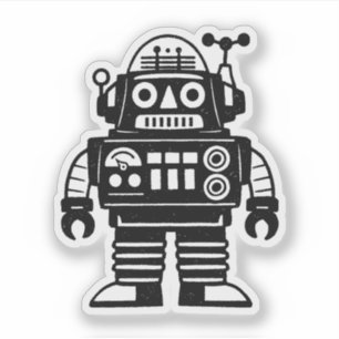 Retro Mid Century Inspired Robot