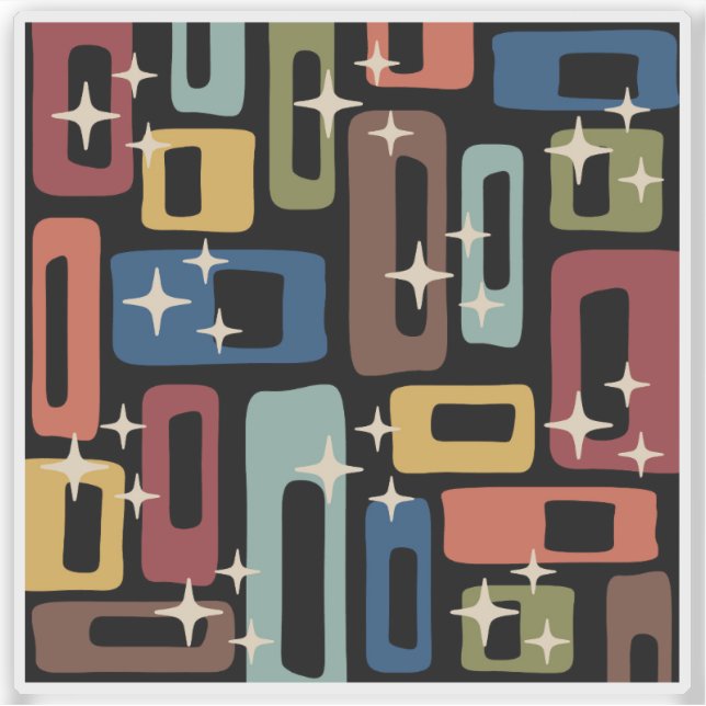 Retro Mid Century Modern Abstract (Front)