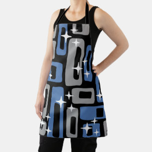 Retro Mid Century Modern Abstract Apron