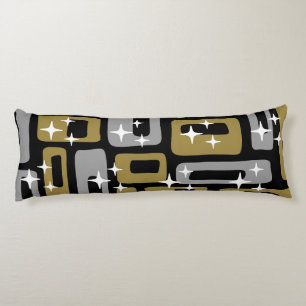 Retro Mid Century Modern Abstract Body Cushion