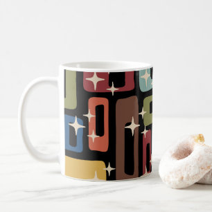 Retro Mid Century Modern Abstract Coffee Mug