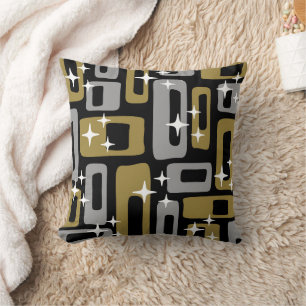 Retro Mid Century Modern Abstract Cushion