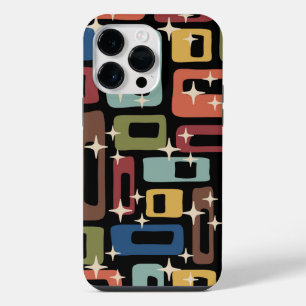 Retro Mid Century Modern Abstract iPhone 14 Pro Max Case