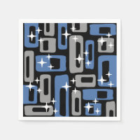 Retro Mid Century Modern Abstract