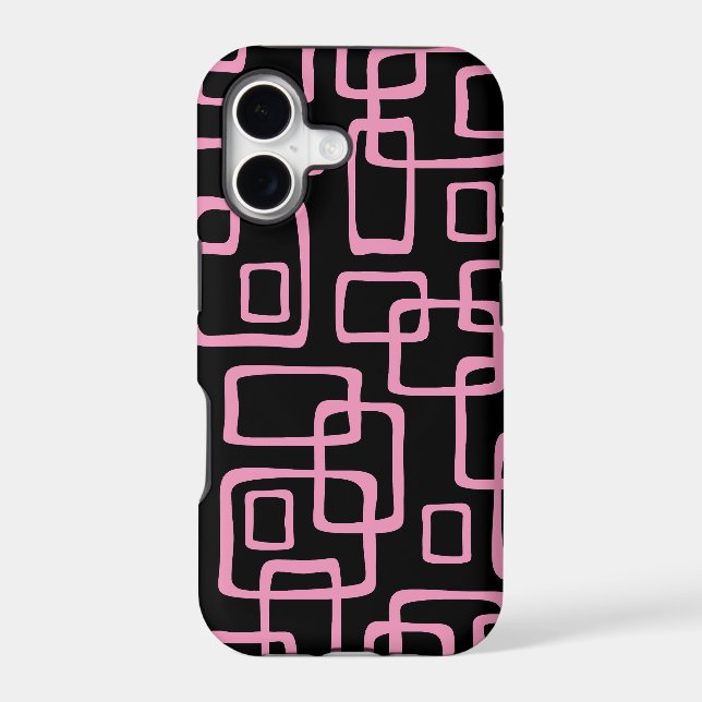 Retro Mid Century Modern Abstract Pattern (Back)