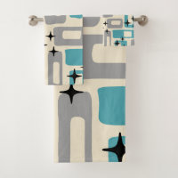 Retro Mid Century Modern Abstract Pattern