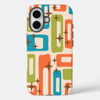 Retro Mid Century Modern Abstract Pattern