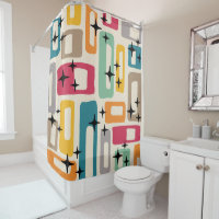 Retro Mid Century Modern Abstract Pattern