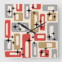Retro Mid Century Modern Abstract