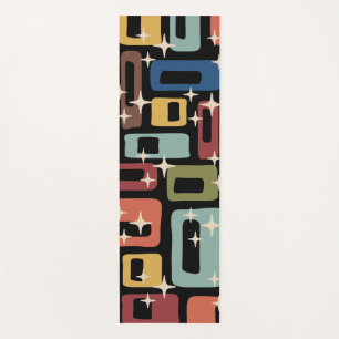 Retro Mid Century Modern Abstract Yoga Mat