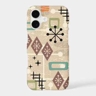 Retro Mid Century Modern Atomic Abstract