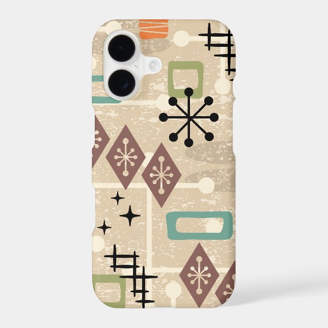 Retro Mid Century Modern Atomic Abstract (Back)
