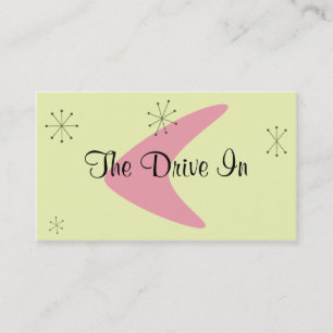 Retro Mid Century Modern Business Card