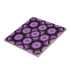Retro mid century modern geometric circles tile