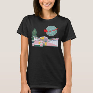 Retro Mid Century Modern MCM Christmas Atomic Sant T-Shirt