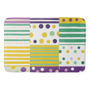 Retro Mid-century modern Pop art inspired Bath Mat