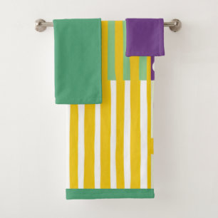 Retro Mid-century modern Pop art inspired Bath Towel Set