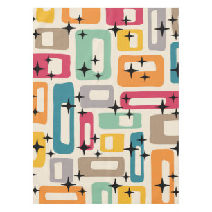 Retro Mid Century Modern Tablecloth
