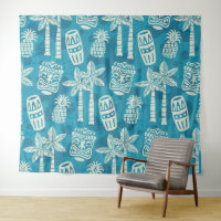 Retro Mid Century Modern Tiki Pattern