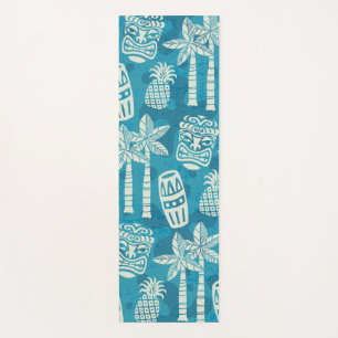 Retro Mid Century Modern Tiki Pattern Yoga Mat