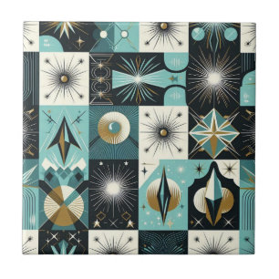 Retro Mid Century Modern Tile