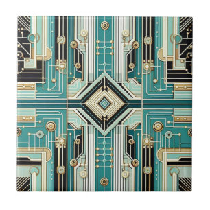 Retro Mid Century Modern Tile