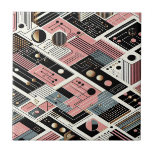 Retro Mid Century Modern Tile