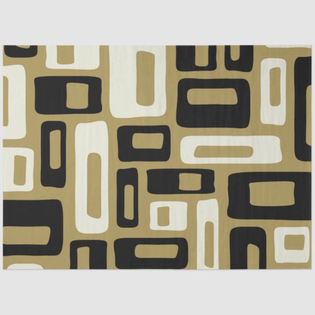 Retro Mid Century Modern Tissue Paper (Front)