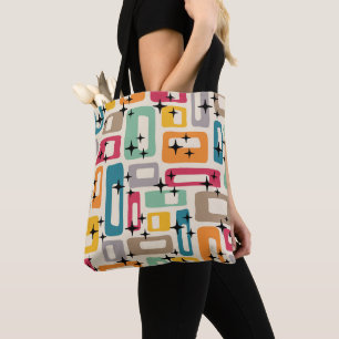 Retro Mid Century Modern Tote Bag