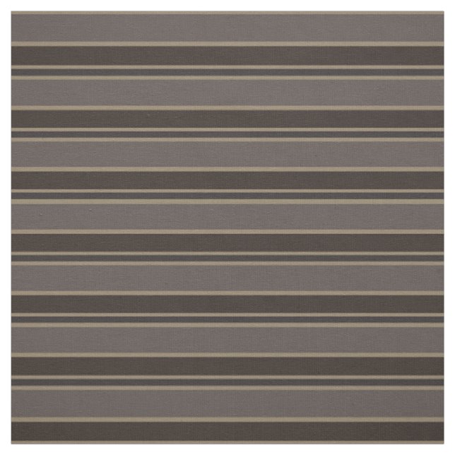 Retro Midcentury Stripes Dark Academia Fabric (Swatch)