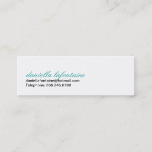 Retro Mini-Calling Cards