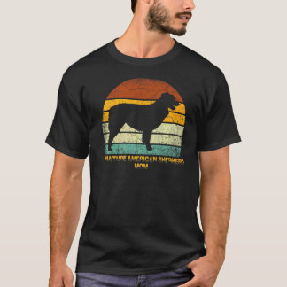 Retro Miniature American Shepherd Mum T-Shirt