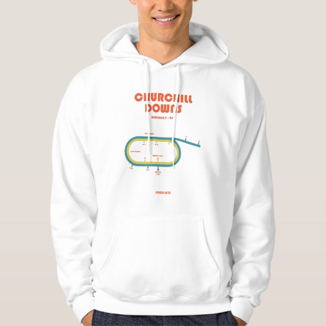 Retro Minimalist Prix L'Arc De Triomphe Print Hoodie (Front)