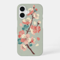 Retro Minimalist Sakura Flowers