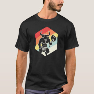 Retro Minotaur  History Of Ancient Greece T-Shirt