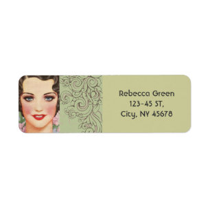Retro Mint green great gatsby Parisian fashionista
