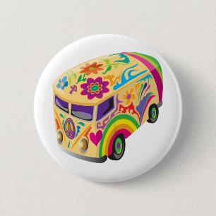 Retro Minvan 6 Cm Round Badge