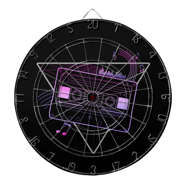 Retro Mix  Dartboard (Front)
