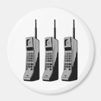 Retro Mobile Phone Graphic Magnet