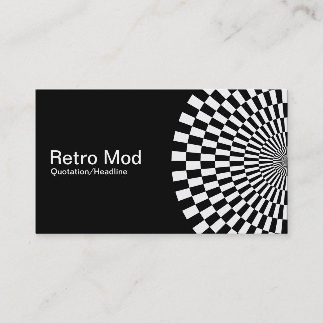 Retro Mod 01 Business Card (Front)