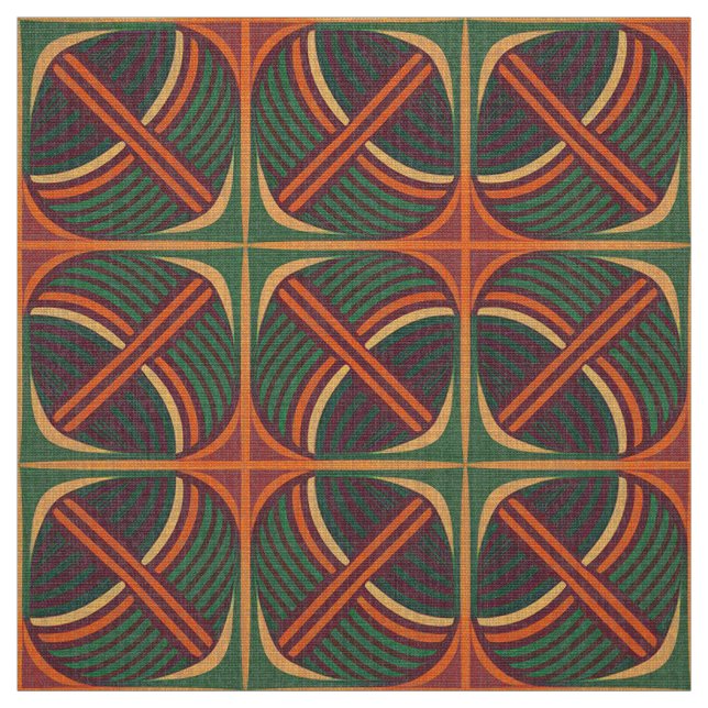 retro mod 60s 70s fabric pattern (Swatch)