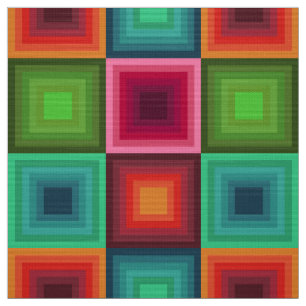 retro mod 60s 70s fabric pattern