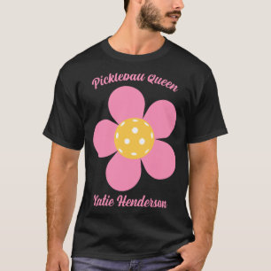 Retro Mod 70s Ckleball Flower D  T-Shirt