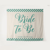 Retro Mod bride to be Bridal Shower Backdrop