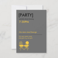 Retro Mod Chair Pair Eames Wedding Reception